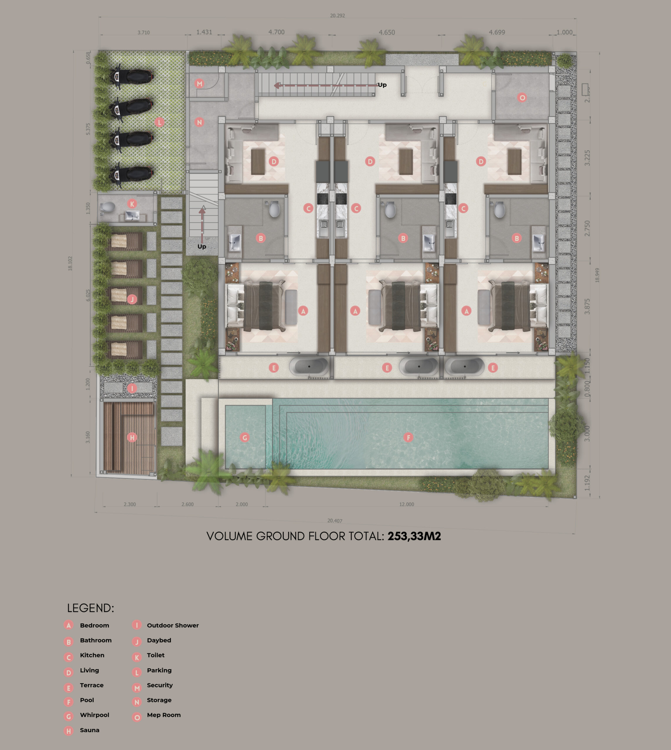 Grundriss Erdgeschoss Liva 2.0 - Bali Immobilien